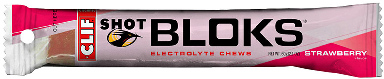 CLIF SHOT BLOKS Chews Strawberry 