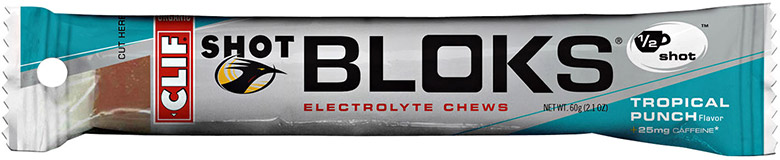 CLIF SHOT BLOKS Chews Tropical Punch 
