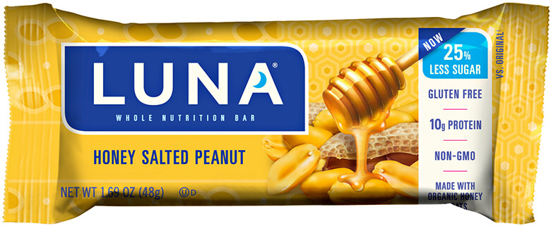 LUNA Bar Honey Salted Peanuts