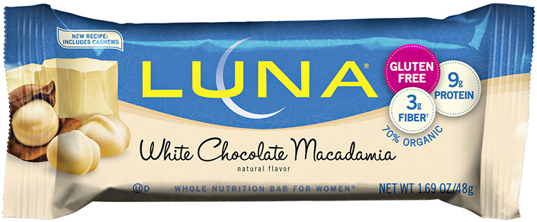LUNA Bar White Chocolate Macadamia 